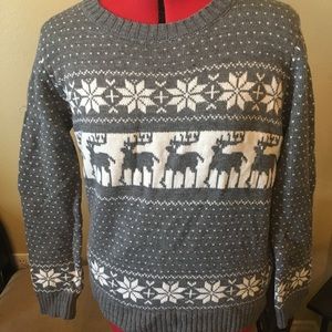 Grey Christmas Sweater